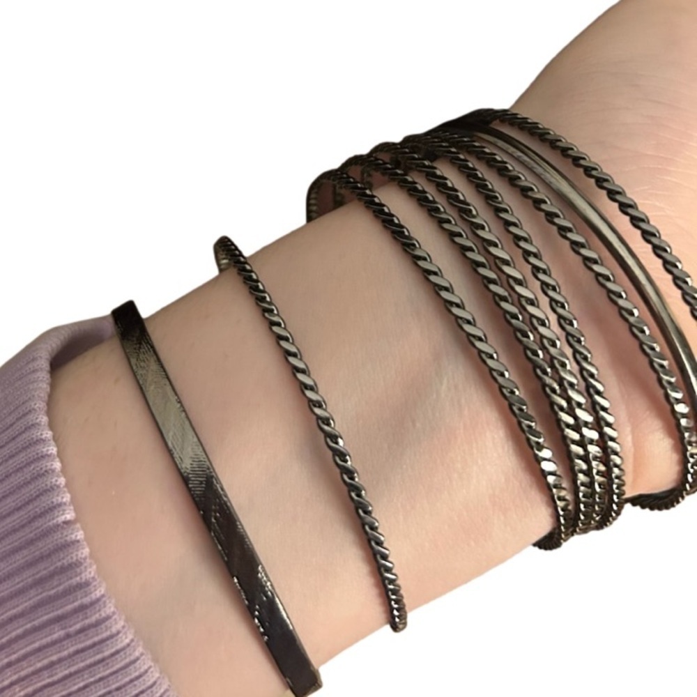 Funky Bangle Bracelet Stack